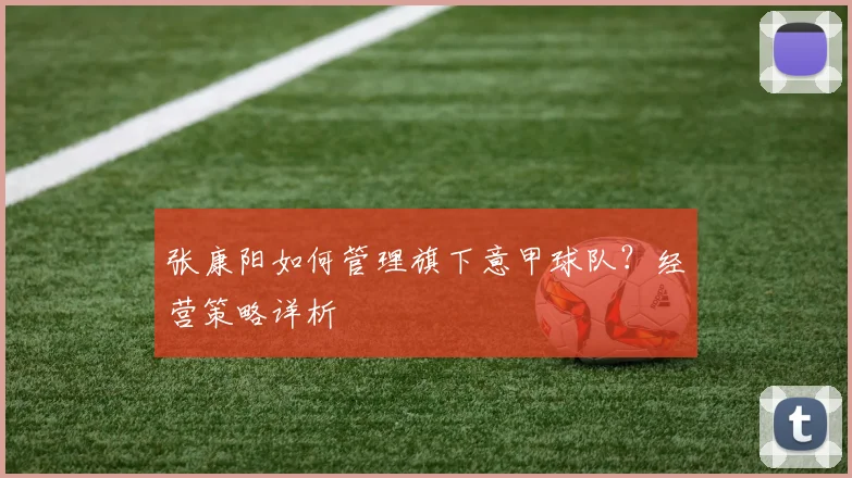 张康阳如何管理旗下意甲球队？经营策略详析